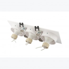 DK3023-WH Встраиваемый светильник, IP 20, 10 Вт, GU5.3, LED, белый, пластик в Нефтекамске - neftekamsk.ok-mebel.com | фото 4