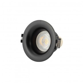 DK3024-BK Встраиваемый светильник, IP 20, 10 Вт, GU5.3, LED, черный, пластик в Нефтекамске - neftekamsk.ok-mebel.com | фото