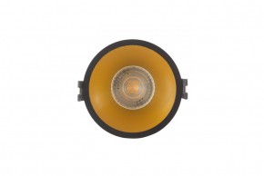 DK3026-BG Встраиваемый светильник, IP 20, 10 Вт, GU5.3, LED, черный/золотой, пластик в Нефтекамске - neftekamsk.ok-mebel.com | фото 1