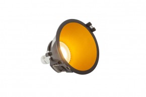 DK3026-BG Встраиваемый светильник, IP 20, 10 Вт, GU5.3, LED, черный/золотой, пластик в Нефтекамске - neftekamsk.ok-mebel.com | фото 3