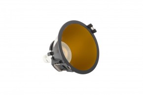 DK3026-BG Встраиваемый светильник, IP 20, 10 Вт, GU5.3, LED, черный/золотой, пластик в Нефтекамске - neftekamsk.ok-mebel.com | фото 4