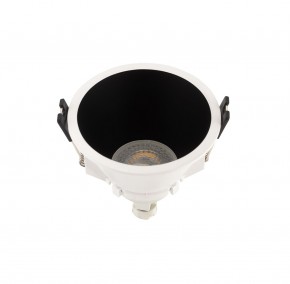 DK3026-WB Встраиваемый светильник, IP 20, 10 Вт, GU5.3, LED, белый/черный, пластик в Нефтекамске - neftekamsk.ok-mebel.com | фото 2