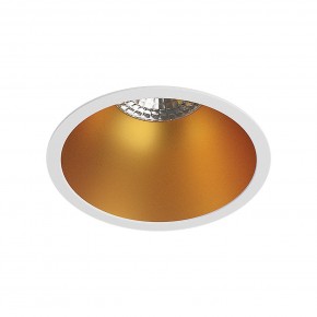 DK3026-WG Встраиваемый светильник, IP 20, 10 Вт, GU5.3, LED, белый/золотой, пластик в Нефтекамске - neftekamsk.ok-mebel.com | фото