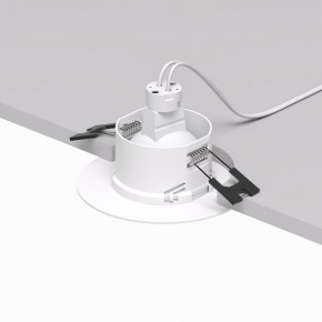 DK3028-WH Встраиваемый светильник, IP 20, 10 Вт, GU5.3, LED, белый, пластик в Нефтекамске - neftekamsk.ok-mebel.com | фото 3