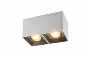 DK3035-WB Светильник накладной IP 20, 10 Вт, GU5.3, LED, белый/черный, пластик в Нефтекамске - neftekamsk.ok-mebel.com | фото