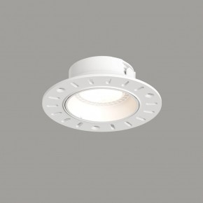 DK3055-WH Встраиваемый светильник, IP 20, 10 Вт, GU5.3, LED, белый, пластик в Нефтекамске - neftekamsk.ok-mebel.com | фото