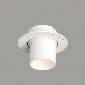 DK3057-WH Встраиваемый светильник под шпатлевку, IP20, до 15 Вт, LED, GU5,3, белый, пластик в Нефтекамске - neftekamsk.ok-mebel.com | фото