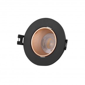 DK3061-BBR Встраиваемый светильник, IP 20, 10 Вт, GU5.3, LED, черный/бронзовый, пластик в Нефтекамске - neftekamsk.ok-mebel.com | фото