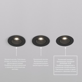 DK3061-BBR Встраиваемый светильник, IP 20, 10 Вт, GU5.3, LED, черный/бронзовый, пластик в Нефтекамске - neftekamsk.ok-mebel.com | фото 4