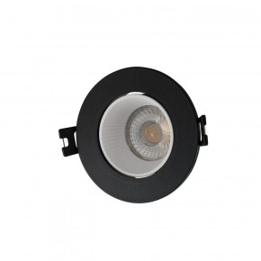 DK3061-BK+WH Встраиваемый светильник, IP 20, 10 Вт, GU5.3, LED, черный/белый, пластик в Нефтекамске - neftekamsk.ok-mebel.com | фото
