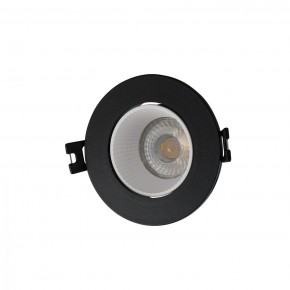 DK3061-BK+WH Встраиваемый светильник, IP 20, 10 Вт, GU5.3, LED, черный/белый, пластик в Нефтекамске - neftekamsk.ok-mebel.com | фото