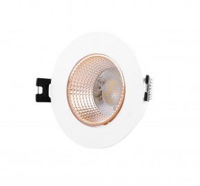 DK3061-WBR Встраиваемый светильник, IP 20, 10 Вт, GU5.3, LED, белый/бронзовый, пластик в Нефтекамске - neftekamsk.ok-mebel.com | фото