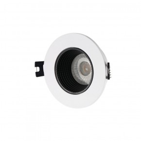 DK3061-WH+BK Встраиваемый светильник, IP 20, 10 Вт, GU5.3, LED, белый/черный, пластик в Нефтекамске - neftekamsk.ok-mebel.com | фото