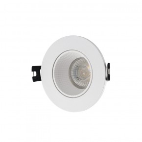 DK3061-WH Встраиваемый светильник, IP 20, 10 Вт, GU5.3, LED, белый/белый, пластик в Нефтекамске - neftekamsk.ok-mebel.com | фото