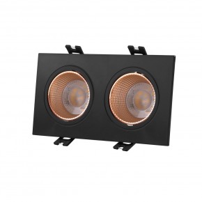 DK3072-BBR Встраиваемый светильник, IP 20, 10 Вт, GU5.3, LED, черный/бронзовый, пластик в Нефтекамске - neftekamsk.ok-mebel.com | фото