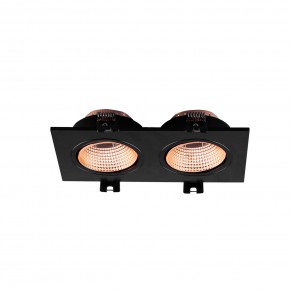 DK3072-BBR Встраиваемый светильник, IP 20, 10 Вт, GU5.3, LED, черный/бронзовый, пластик в Нефтекамске - neftekamsk.ok-mebel.com | фото 2