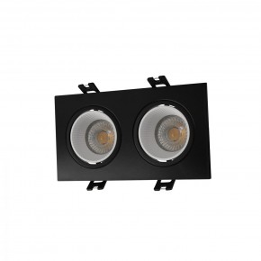 DK3072-BK+WH Встраиваемый светильник, IP 20, 10 Вт, GU5.3, LED, черный/белый, пластик в Нефтекамске - neftekamsk.ok-mebel.com | фото