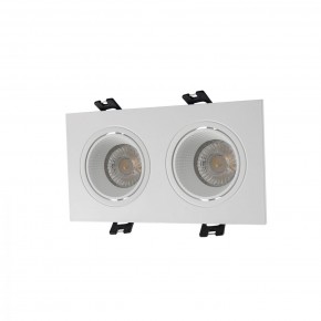 DK3072-WH Встраиваемый светильник, IP 20, 10 Вт, GU5.3, LED, белый/белый, пластик в Нефтекамске - neftekamsk.ok-mebel.com | фото