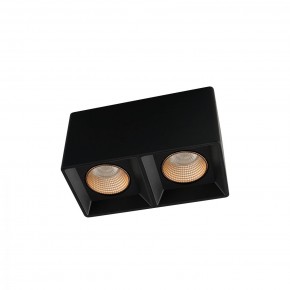 DK3085-BK+BR Светильник накладной IP 20, 10 Вт, GU5.3, LED, черный/бронзовый, пластик в Нефтекамске - neftekamsk.ok-mebel.com | фото