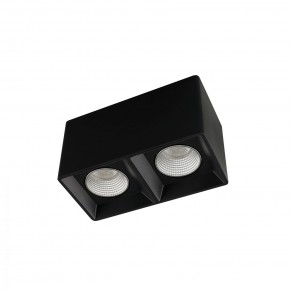 DK3085-BK+CH Светильник накладной IP 20, 10 Вт, GU5.3, LED, черный/хром, пластик в Нефтекамске - neftekamsk.ok-mebel.com | фото
