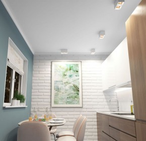 DK3085-WH+BR Светильник накладной IP 20, 10 Вт, GU5.3, LED, белый/бронзовый, пластик в Нефтекамске - neftekamsk.ok-mebel.com | фото 2