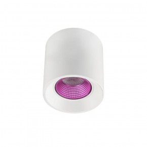 DK3090-WH+PI Светильник накладной IP 20, 10 Вт, GU5.3, LED, белый/розовый, пластик в Нефтекамске - neftekamsk.ok-mebel.com | фото