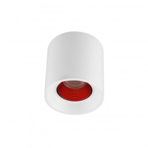 DK3090-WH+RD Светильник накладной IP 20, 10 Вт, GU5.3, LED, белый/красный, пластик в Нефтекамске - neftekamsk.ok-mebel.com | фото