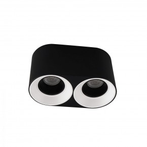 DK3096-BW+BK Светильник накладной IP 20, 10 Вт, GU5.3, LED, черно-белый/черный, пластик в Нефтекамске - neftekamsk.ok-mebel.com | фото