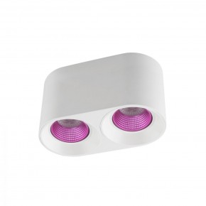 DK3096-WH+PI Светильник накладной IP 20, 10 Вт, GU5.3, LED, белый/розовый, пластик в Нефтекамске - neftekamsk.ok-mebel.com | фото