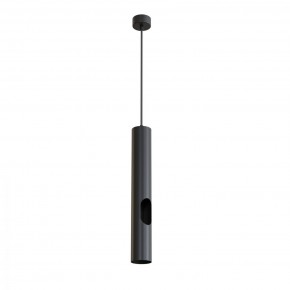 DK4045-BK Подвесной светильник, с декоративным вырезом, IP 20, до 15 Вт, LED, GU10, черный, алюминий в Нефтекамске - neftekamsk.ok-mebel.com | фото