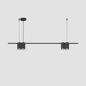 DK4061-BK Подвесной светильник ORBIT, IP20, 4xGU10 LED до 15 Вт, черный матовый, алюминий в Нефтекамске - neftekamsk.ok-mebel.com | фото