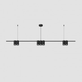 DK4063-BK Подвесной светильник ORBIT, IP20, 7xGU10 LED до 15 Вт, черный матовый, алюминий в Нефтекамске - neftekamsk.ok-mebel.com | фото 2