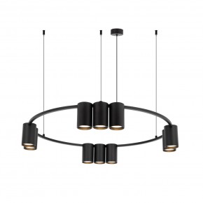 DK4065-BK Подвесной светильник ORBIT, IP20, 10xGU10 LED до 15 Вт, черный матовый, алюминий в Нефтекамске - neftekamsk.ok-mebel.com | фото 3