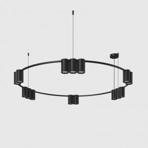DK4067-BK Подвесной светильник ORBIT, IP20, 15xGU10 LED до 15 Вт, черный матовый, алюминий в Нефтекамске - neftekamsk.ok-mebel.com | фото 2