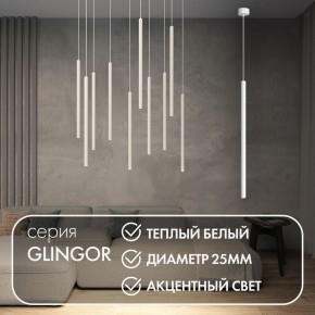 DK4303-WH Подвесной светильник со встроенным светодиодом, 5W, IP 20, 3000K, белый, алюминий в Нефтекамске - neftekamsk.ok-mebel.com | фото 3