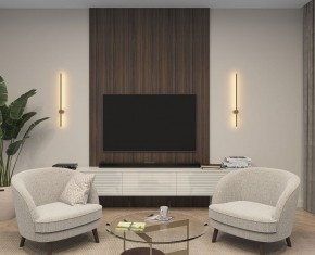 DK5012-SG Бра 800 мм, 3000К, IP20,7 Вт, матовое золото в Нефтекамске - neftekamsk.ok-mebel.com | фото 5
