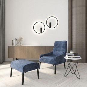 DK5035-BK Бра ROUND со светодиодом, IP20, 24W, 3000/4000/6500K, черный, алюминий в Нефтекамске - neftekamsk.ok-mebel.com | фото 8