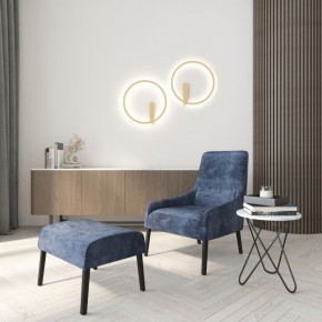 DK5035-SG Бра ROUND со светодиодом, IP20, 24W, 3000/4000/6500K, матовое золото, алюминий в Нефтекамске - neftekamsk.ok-mebel.com | фото 7