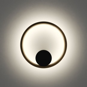 DK5060-BK+SG Бра ORBIT, IP20, 3000К, LED, 10 Вт, черный + сатинированное золото, алюминий в Нефтекамске - neftekamsk.ok-mebel.com | фото 4