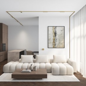 DK5072-SB Бра SHINE WALL со светодиодом, D104*H68, IP20, 3000К, 3W, RA?90, сатинированная латунь, алюминий в Нефтекамске - neftekamsk.ok-mebel.com | фото 6