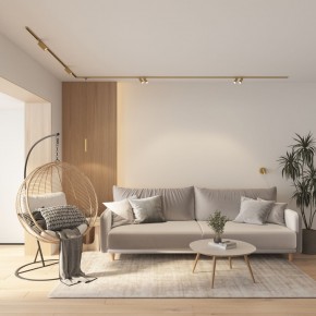 DK5072-SB Бра SHINE WALL со светодиодом, D104*H68, IP20, 3000К, 3W, RA?90, сатинированная латунь, алюминий в Нефтекамске - neftekamsk.ok-mebel.com | фото 8