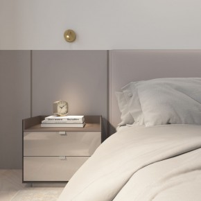 DK5072-SB Бра SHINE WALL со светодиодом, D104*H68, IP20, 3000К, 3W, RA?90, сатинированная латунь, алюминий в Нефтекамске - neftekamsk.ok-mebel.com | фото 9