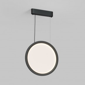 DK6604-BK Подвесной вертикальный светильник Veil со светодиодом H1500 d450 220V 36W 3000-6000K IP20 черный алюминий в Нефтекамске - neftekamsk.ok-mebel.com | фото