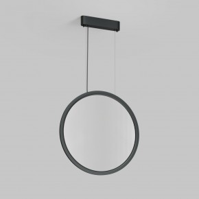 DK6606-BK Подвесной вертикальный светильник Veil со светодиодом H1700 d600 220V 48W 3000-6000K IP20 черный алюминий в Нефтекамске - neftekamsk.ok-mebel.com | фото 2