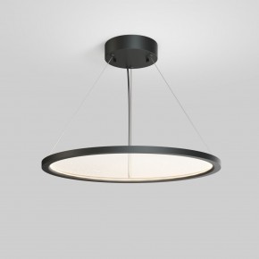 DK6616-BK Подвесной горизонтальный светильник Veil со светодиодом H900 d600 220V 48W 3000-6000K IP20 черный алюминий в Нефтекамске - neftekamsk.ok-mebel.com | фото