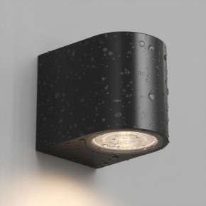 DK9790-BK Настенный уличный светильник NARVIK, IP44, GU10 LED, до 15 Вт, черный, алюминий в Нефтекамске - neftekamsk.ok-mebel.com | фото 3