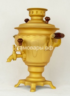 Электрический самовар "Русское золото" матовая груша на 2 литра (Ограниченная серия) в Нефтекамске - neftekamsk.ok-mebel.com | фото 1