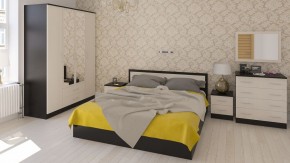 Фиеста Кровать 1800, цвет венге/дуб лоредо, ШхГхВ 183,5х203,5х80 см., сп.м. 1800х2000 мм., без матраса, основание есть в Нефтекамске - neftekamsk.ok-mebel.com | фото 5