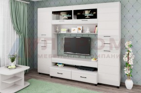 Гостиная Камелия Композиция 10 (Снежный ясень) в Нефтекамске - neftekamsk.ok-mebel.com | фото