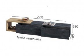 ХЛОЯ Гостиная (Дуб Вотан/Обсидиан) модульная в Нефтекамске - neftekamsk.ok-mebel.com | фото 9
